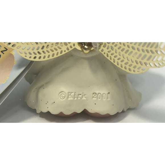 Angel Cheeks Christmas Red Gift Figurine Russ Critters 2001 2 1/2”T Collectible - Picture 6 of 7